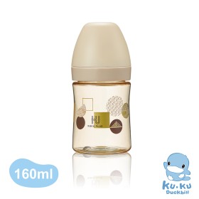 Bình sữa KUKU cổ rộng PPSU phiên bản KU-Plus KU5882 - 160ml